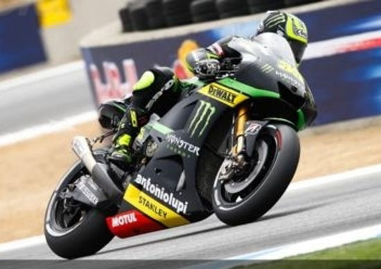 Crutchlow è il più veloce nel primo turno di libere a Laguna Seca