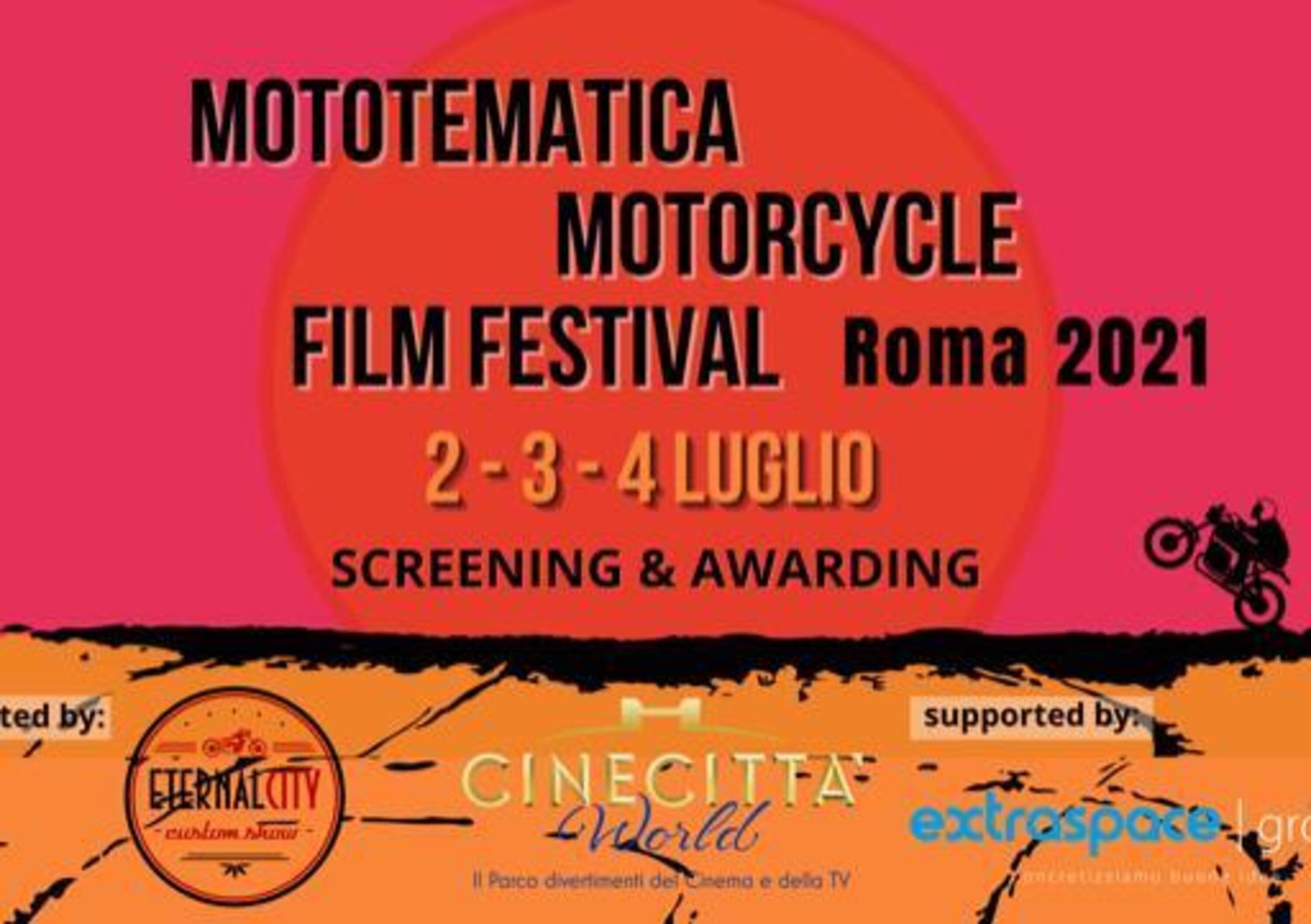 MotoTematica Motorcycle Film Festival, dal 2 al 4 luglio a Roma