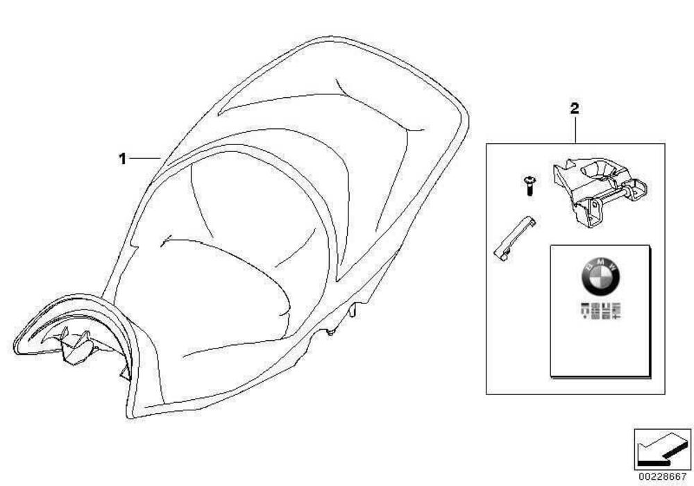 Sedile lato guida K 1600 GT BMW (5)