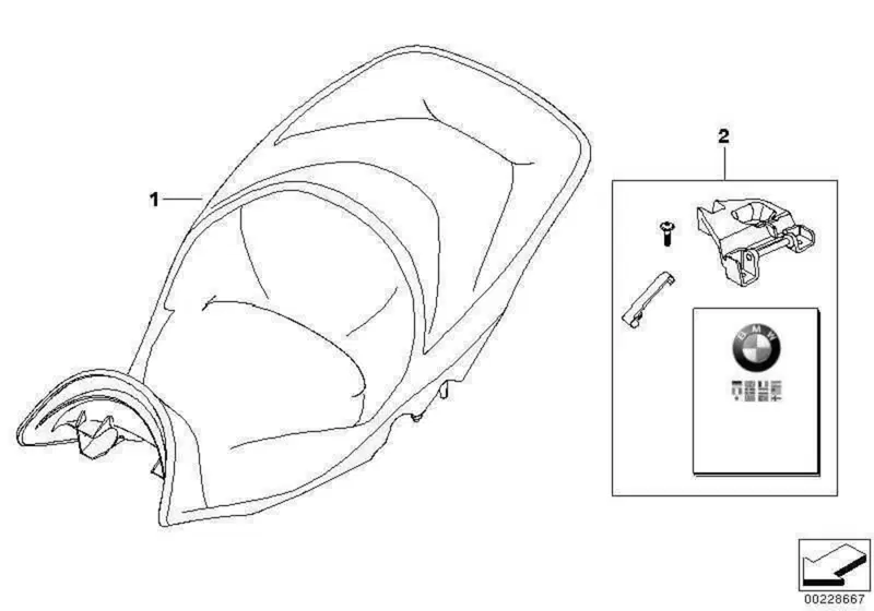 Sedile lato guida K 1600 GT BMW (5)