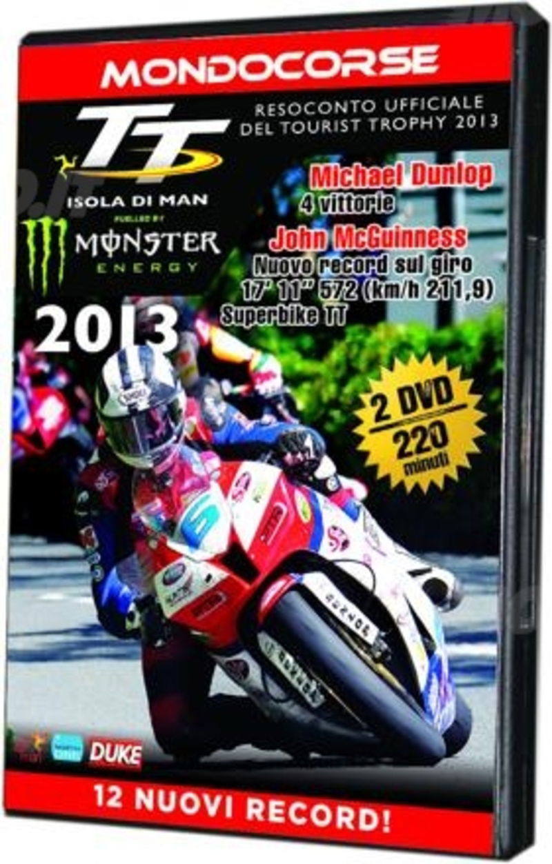 Tutte le emozioni del Tourist Trophy 2013 in un doppio DVD di Mondocorse