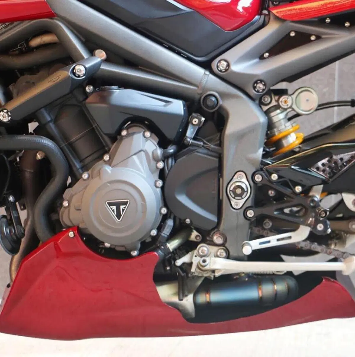 Una Triumph Street Triple 765 RS in stile Endurance anni '80 (3)