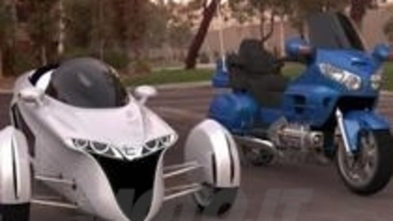 Terracraft concept: la cabrio a tre ruote che piega come una moto