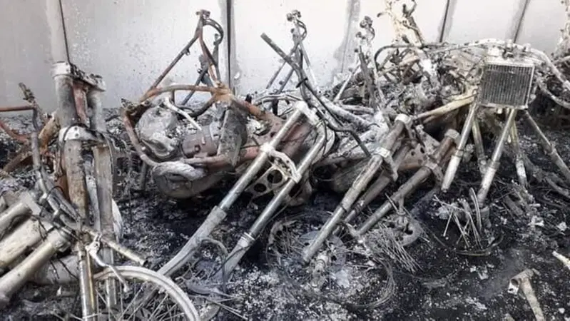In fumo l&rsquo;intera collezione di moto di Roberto Montironi: "ho detto addio a sogni e sacrifici di una vita"