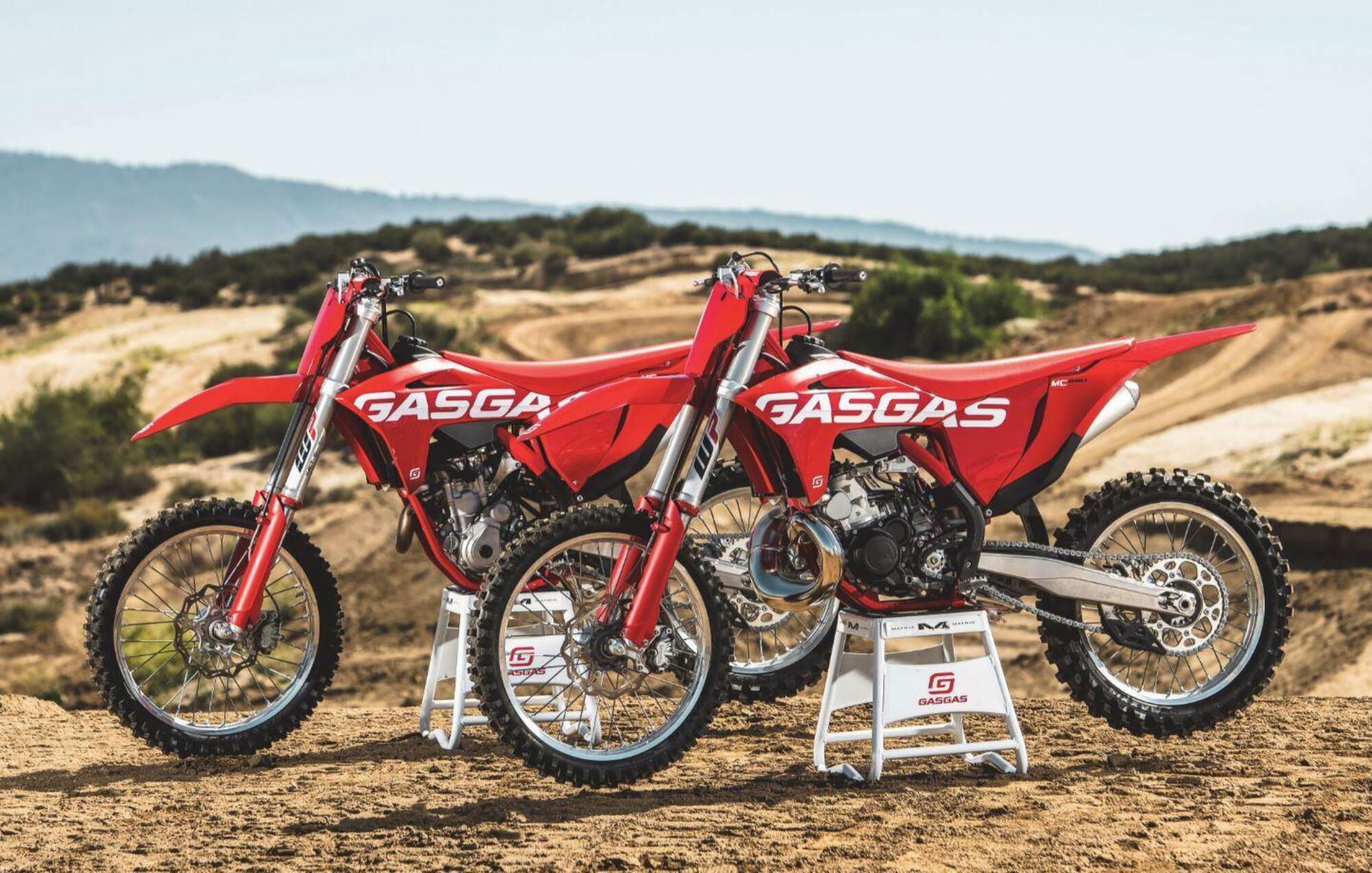 GASAGAS, tre nuove Cross nella gamma off road 2022