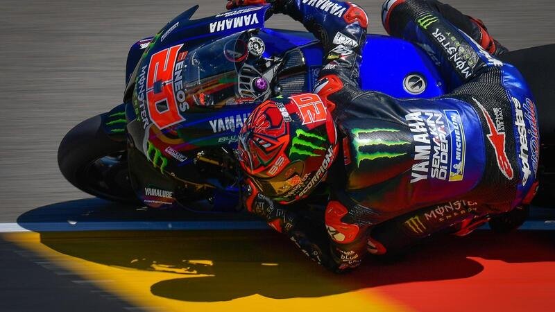 MotoGP 2021. GP di Germania al Sachsenring. Primo tempo di Fabio Quartararo in FP3