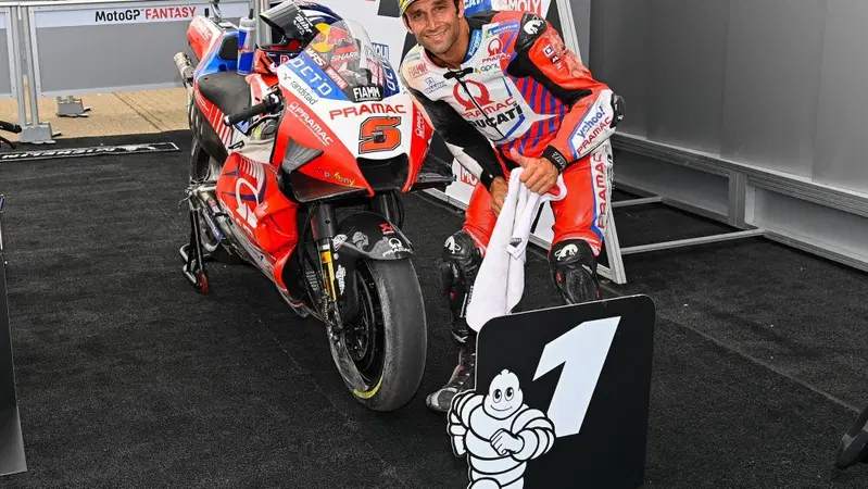 MotoGP 2021. GP di Germania al Sachsenring. Johann Zarco: "Pole importante per gestire le gomme", Quartararo: "Qui &egrave; difficile superare"