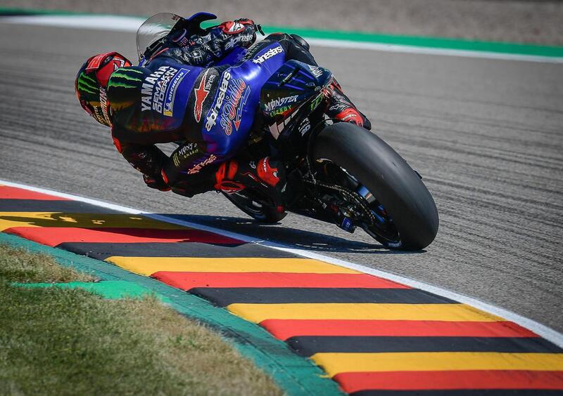 MotoGP 2021. GP di Germania al Sachsenring. Fabio Quartararo &egrave; il pi&ugrave; veloce nel warm up