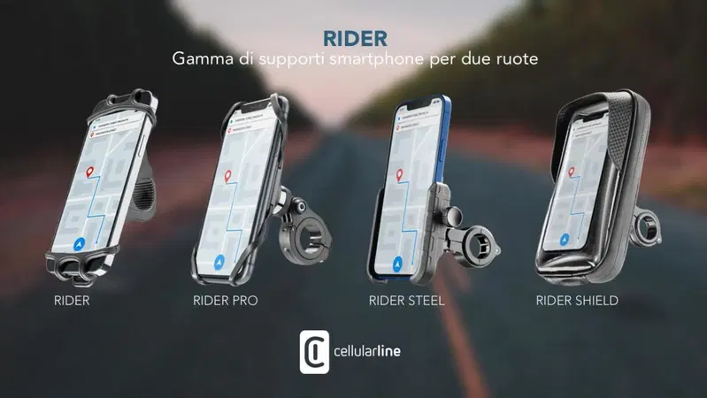 Cellularline presenta Rider, la gamma di supporti per le due ruote