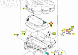 FILTRO ARIA ORIGINALE SUZUKI GSXR GSX R 600 2001 2 