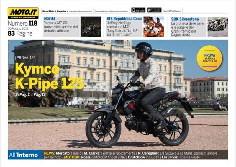 Magazine n&deg; 118, scarica e leggi il meglio di Moto.it