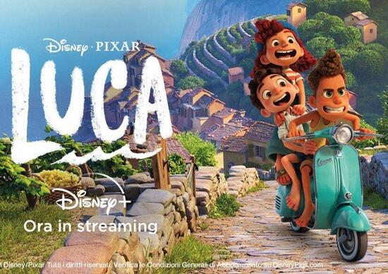 Luca, il nuovo film Disney e l'amore per la Vespa