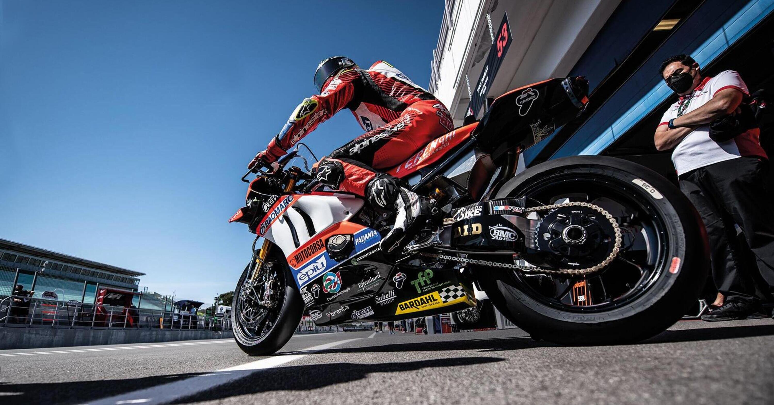 SBK, MotoCorsa Ducati: olio e forcella, questione di feeling