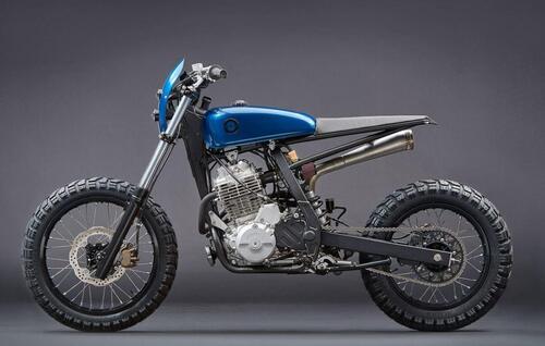 La Honda NX650 Dominator rivista da Earth Motorcycles (2)