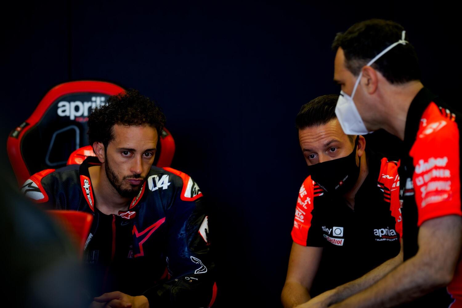 MotoGP 2021. Andrea Dovizioso e Aprilia Racing: positivi i nuovi test a Misano