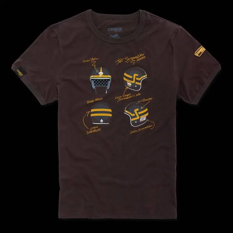 T-Shirt Short Trackers Scrambler Ducati
