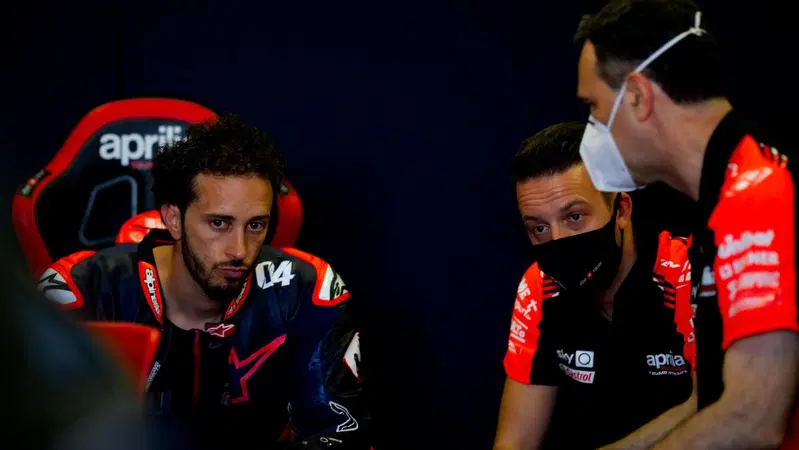 MotoGP. Massimo Rivola, AD Aprilia: "A breve la soluzione sui piloti per il 2022. Andrea Dovizioso &egrave; tra le possibili scelte"