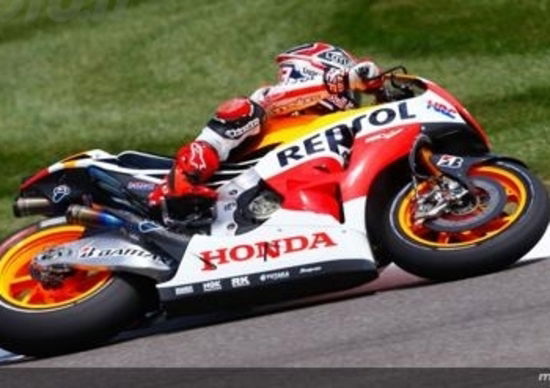 Marquez primo anche nell'ultimo turno di libere