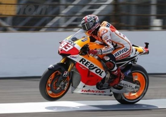 Marquez è il più veloce anche nel warm up