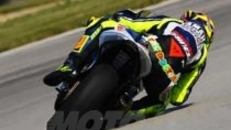 Rossi: "In difficolt&agrave; con la gomma nuova"