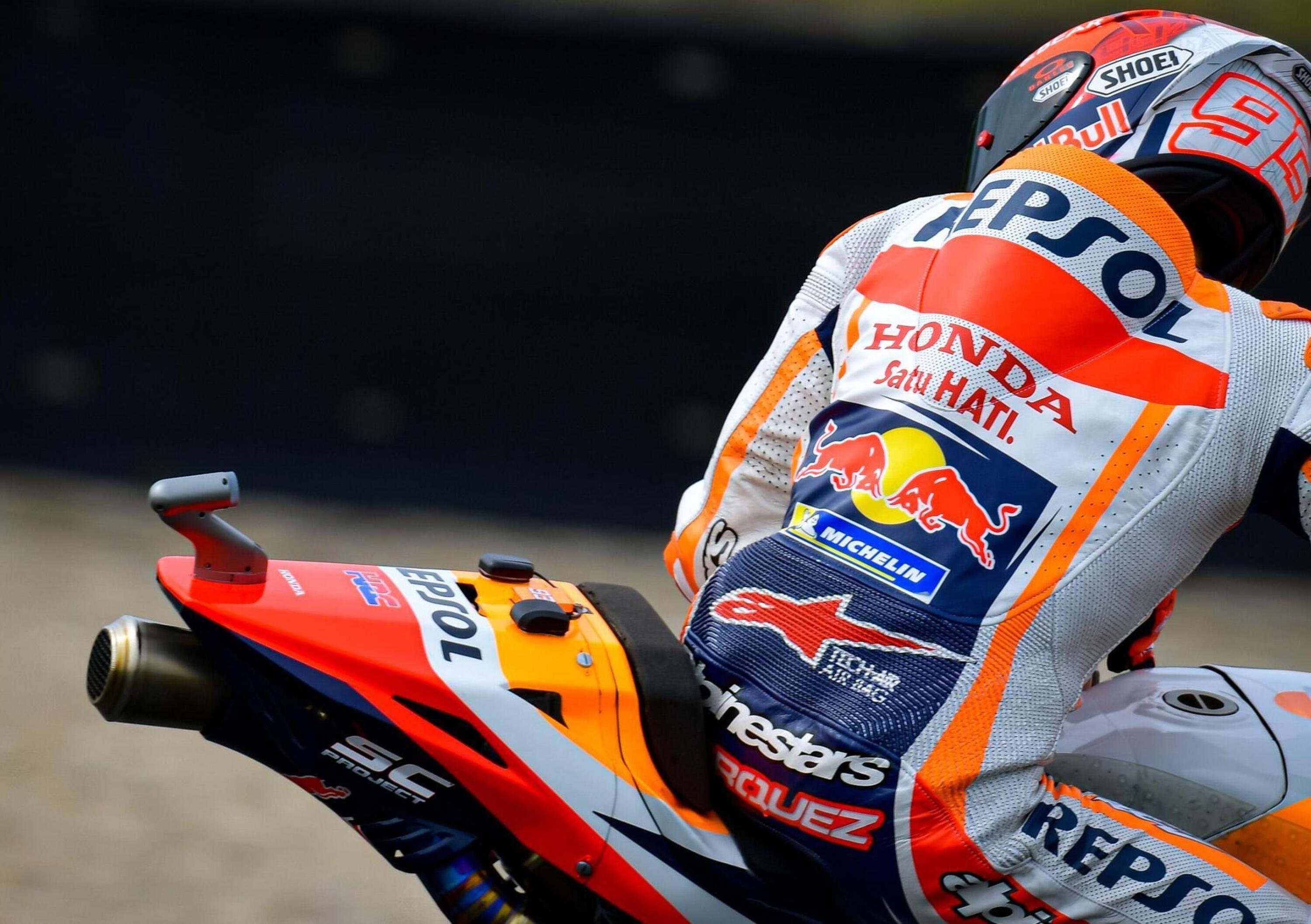 MotoGP 2021. GP d&#039;Olanda ad Assen. Marc Marquez: &quot;La caduta di ieri ha condizionato la prestazione&quot;