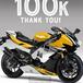 Kar design concepts: 100K follower e una Yamaha RD 500 