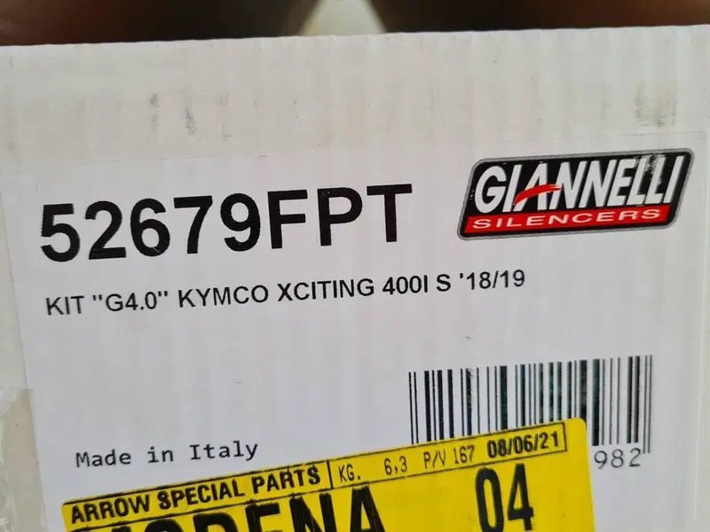 Scarico GIANNELLI XCITING 400i 2019-2021