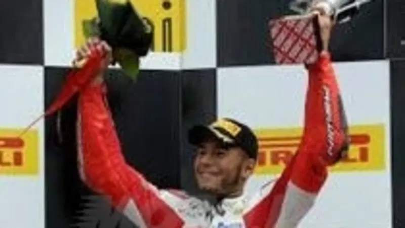 Eddi La Marra cade a Misano. E' stato operato