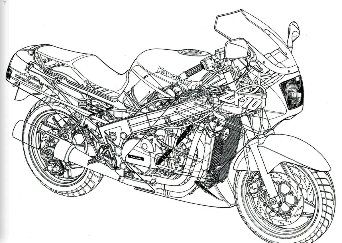 Le Kawasaki a quattro cilindri in linea (10)