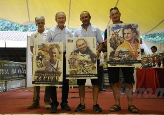 Franco Gualdi, Mario Rinaldi e Gio' Sala: Italian Hall of Fame dell'Enduro