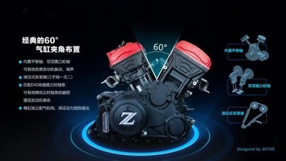 Zeths ZT 1000 V2. Motori cinesi crescono (5)