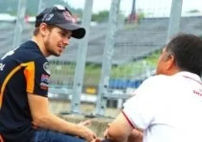 Test MotoGP. A Motegi Stoner fermo ai box a causa del brutto tempo