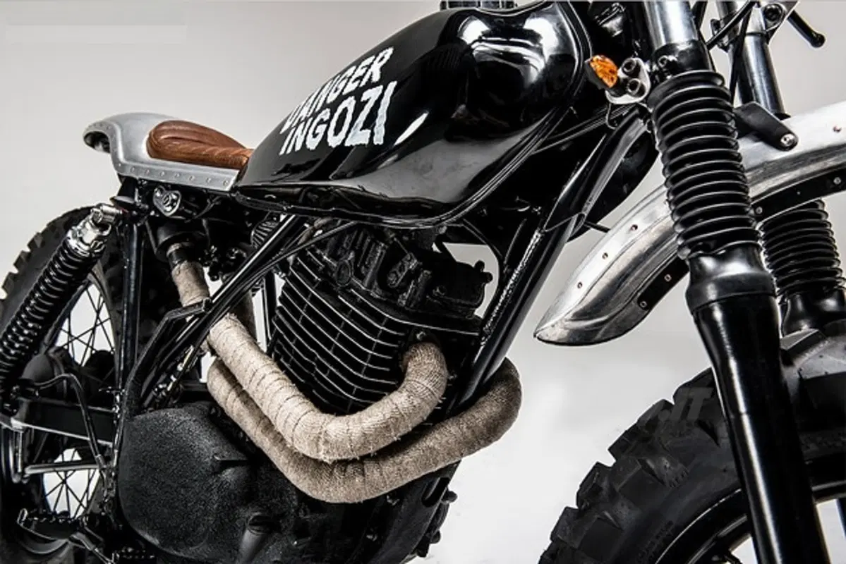 Honda XL500 Swart Gevaar by Los Muertos