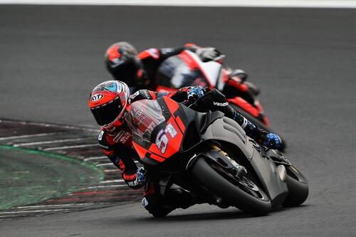 Jorge Lorenzo e Michele Pirro in pista a Misano (5)