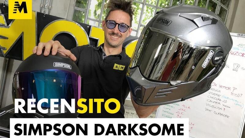 Simpson Darksome. Recensione casco modulare