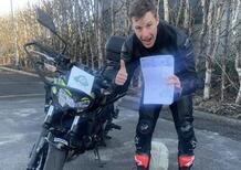 SBK. Jonathan Rea ha preso la patente per la moto