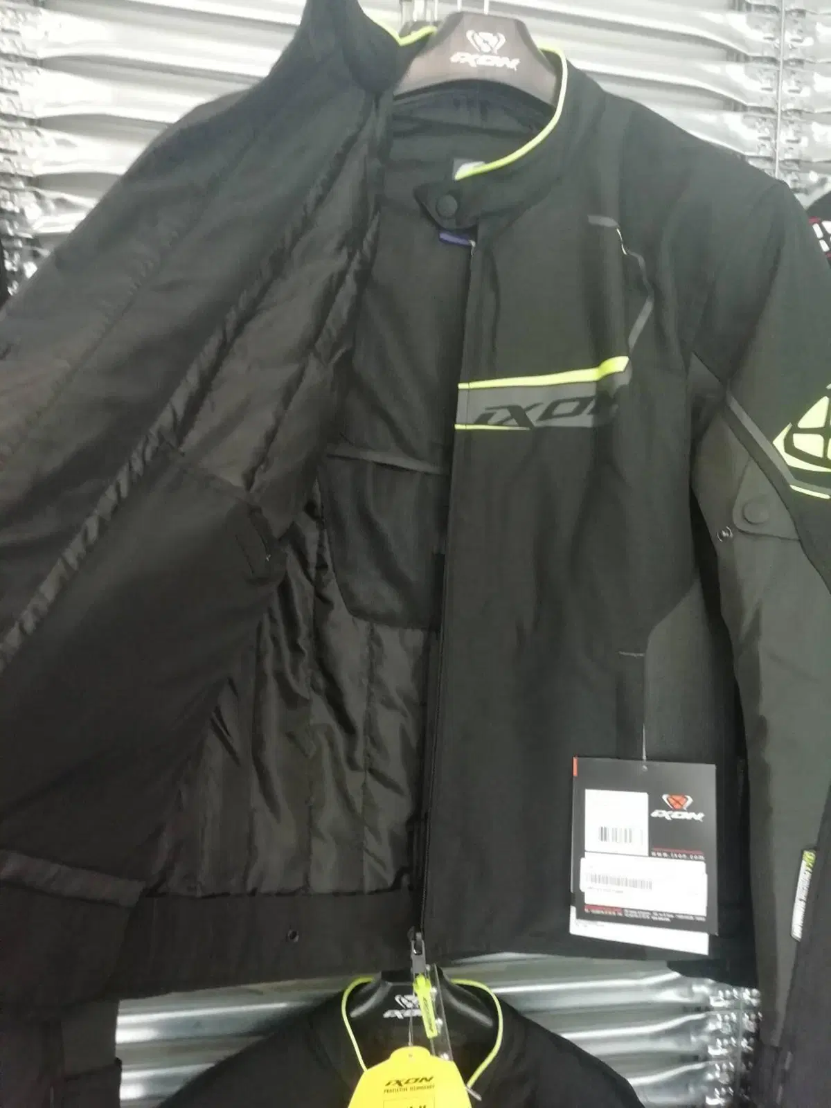 Giacca da moto Ixon mod. Challenge Giallo/nero (2)