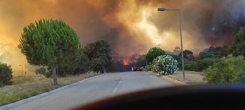 Grave incendio nei pressi dell’Autodromo di Portimao (2)