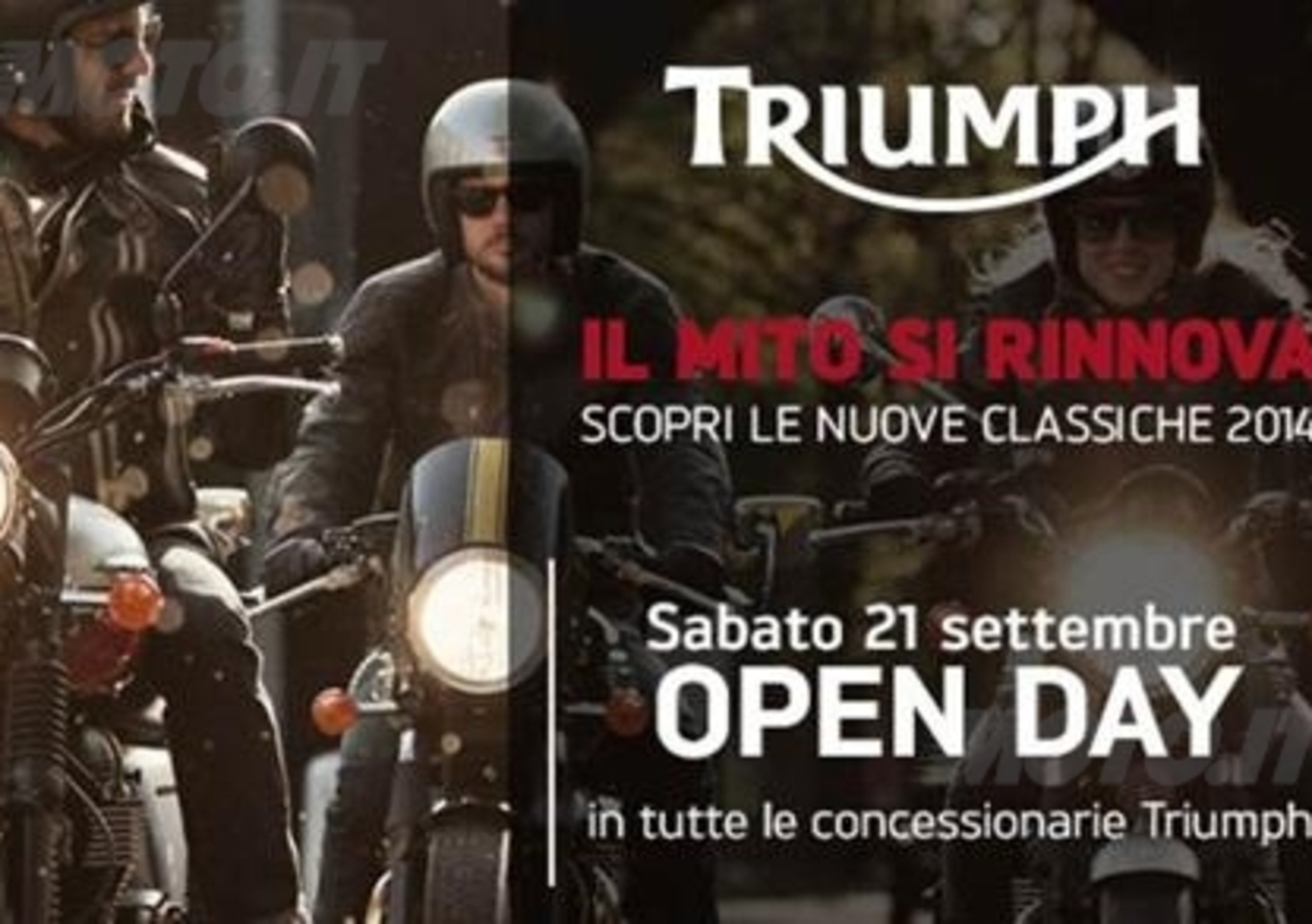 Open Day Triumph Classics il 21 settembre in tutte le concessionarie