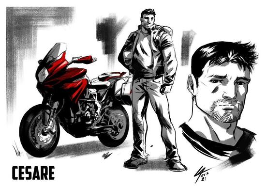 Le moto di MV Agusta protagoniste di un fumetto