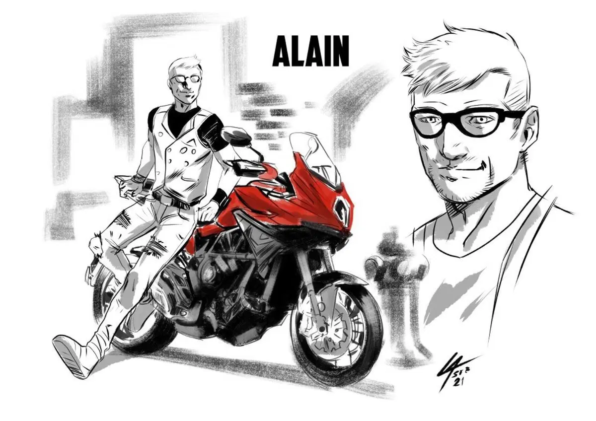 Le moto di MV Agusta protagoniste di un fumetto (4)