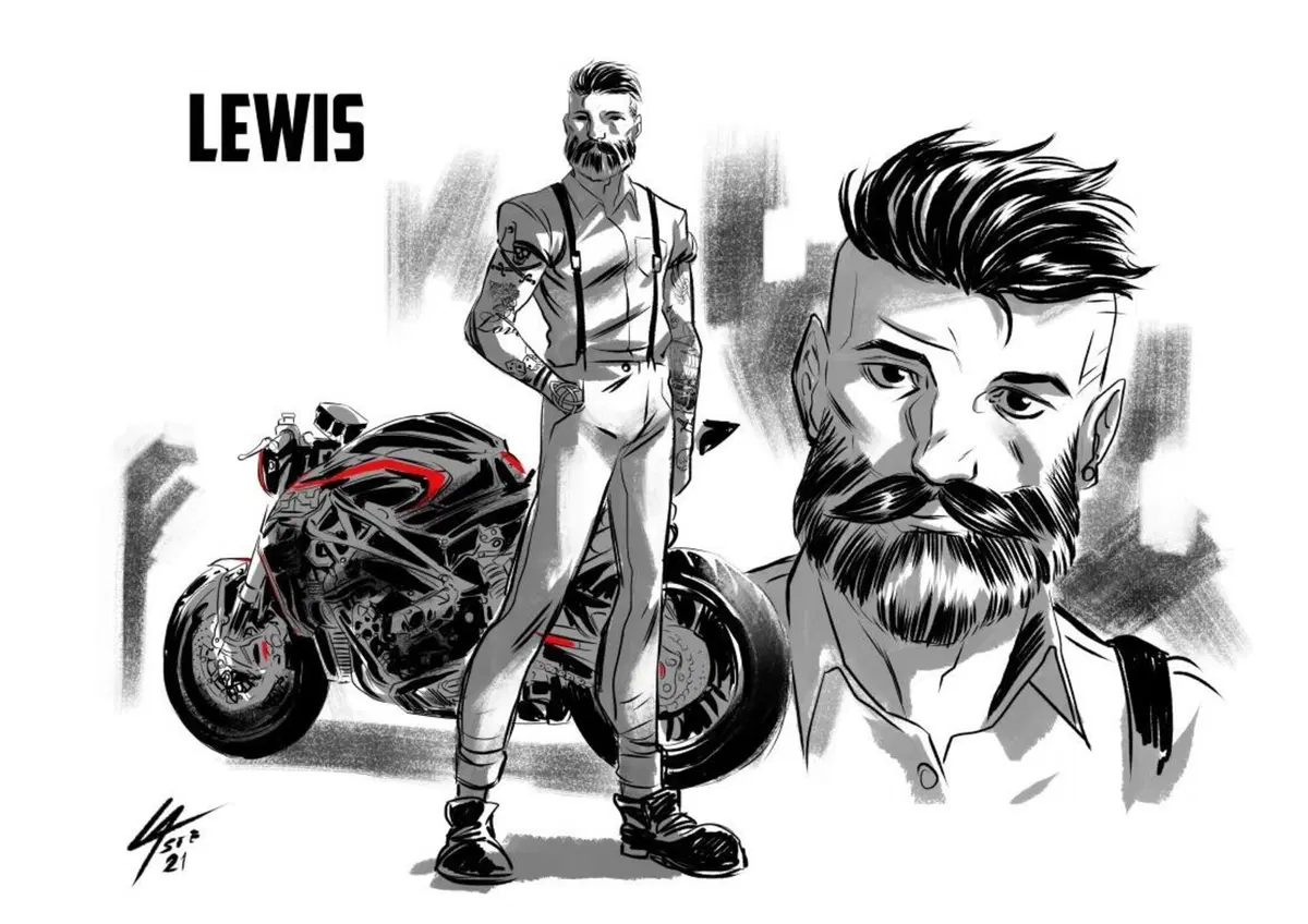 Le moto di MV Agusta protagoniste di un fumetto (5)