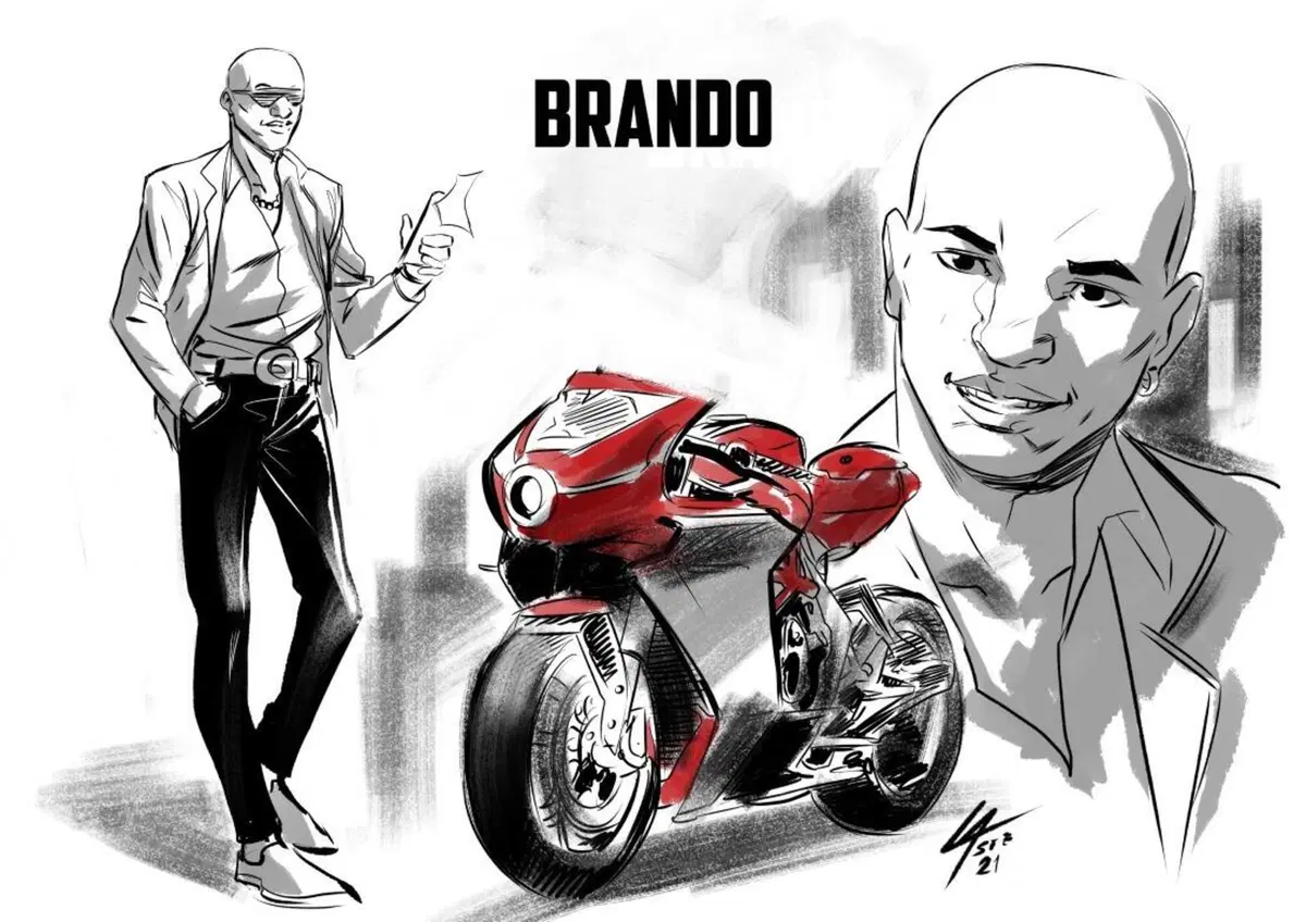 Le moto di MV Agusta protagoniste di un fumetto (6)