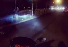 T-Max fail: il T-Maxista che impennava nella notte [VIDEO CRASH]