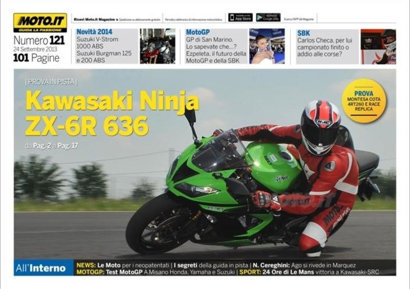 Magazine n&deg; 121, scarica e leggi il meglio di Moto.it