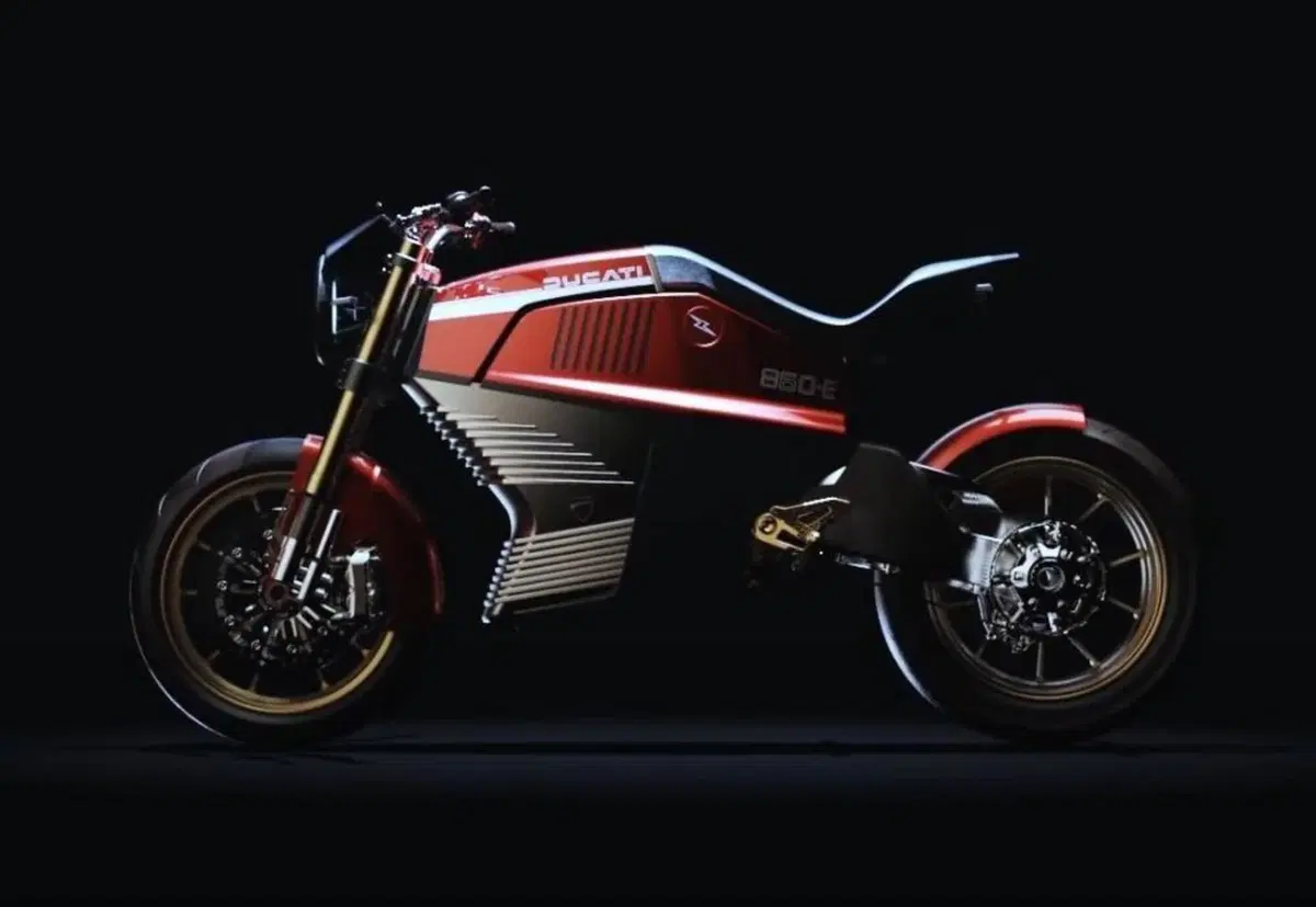 Ducati 860-E. La moto elettrica di Borgo Panigale secondo Italdesign (2)