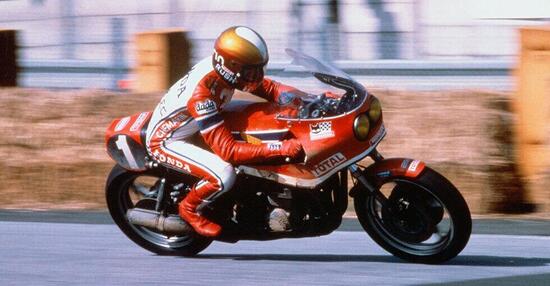 Jean-Claude Chemarin sulla Honda RS1000  nel 1979 a Le Mans