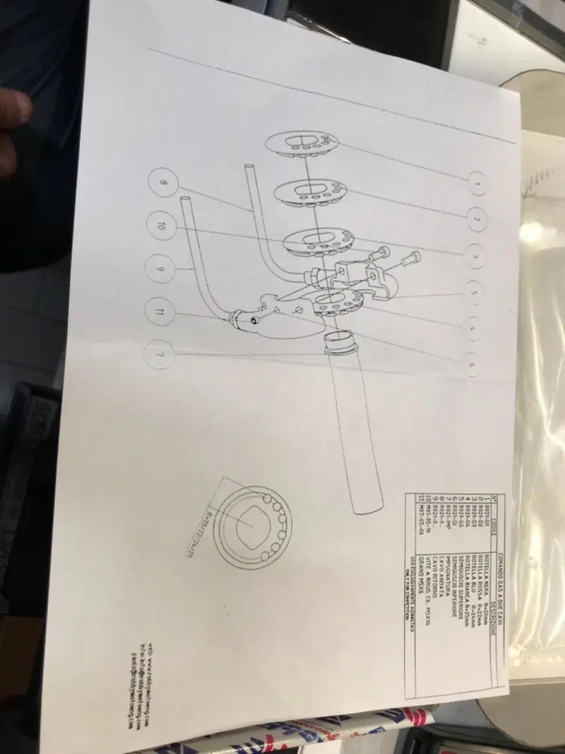 Comando gas rapido Robby Moto Special Parts