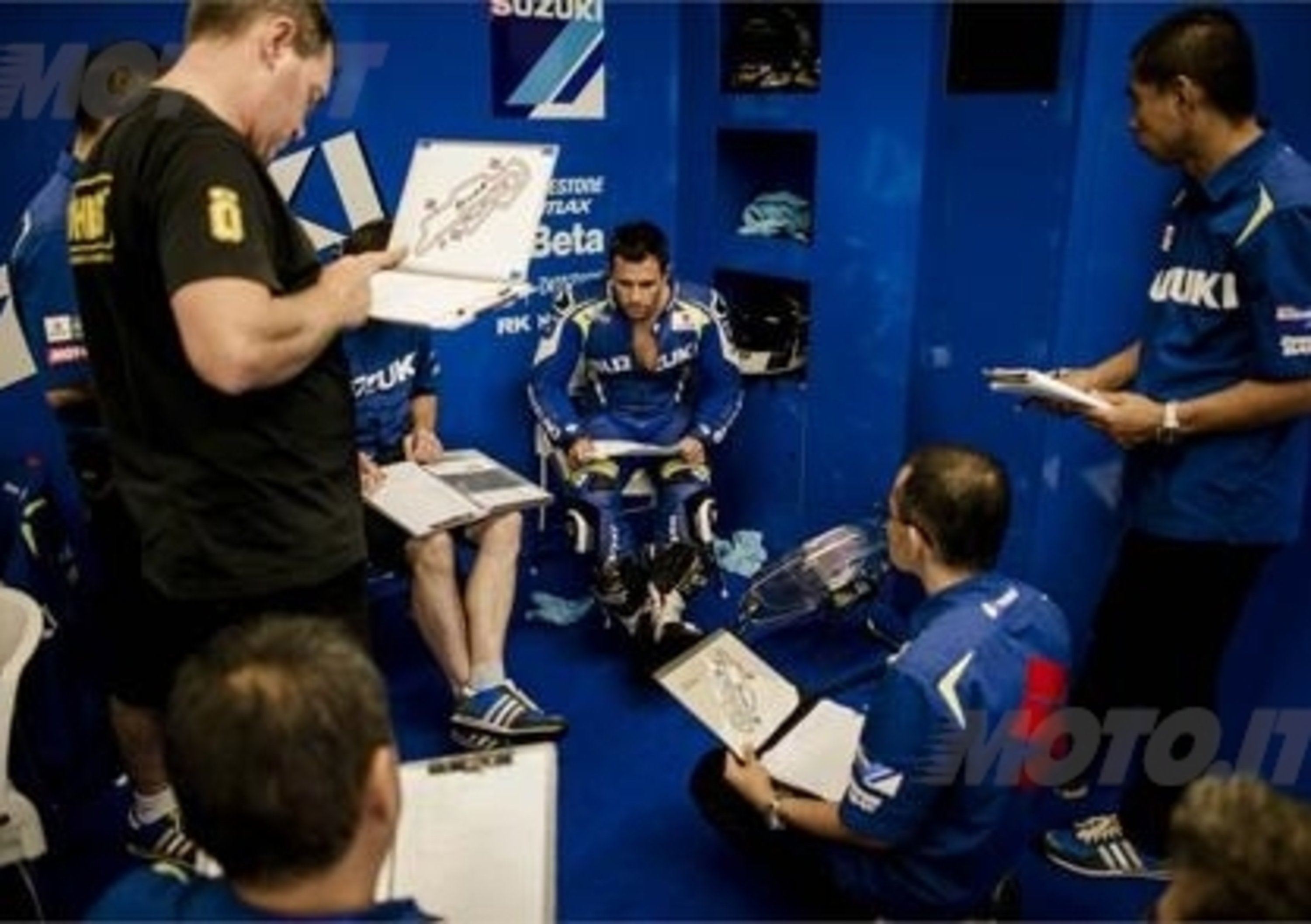 Si concludono al Mugello i test 2013 del team Suzuki MotoGP