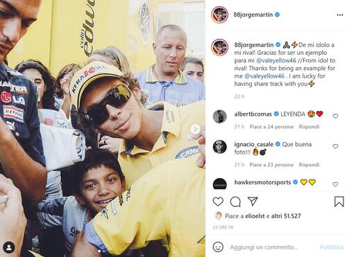 Valentino Rossi si ritira, i piloti della MotoGP (e i rivali storici) lo omaggiano sui social (4)